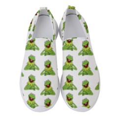 Kermit The Frog Women s Slip On Sneakers by Valentinaart