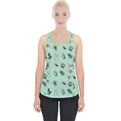 Insects Pattern Piece Up Tank Top by Valentinaart
