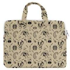 Halloween  Macbook Pro 13  Double Pocket Laptop Bag by Valentinaart