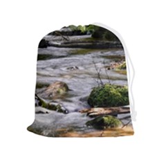 Bach Water Landscape Nature Forest Summer Sun Drawstring Pouch (xl) by danenraven