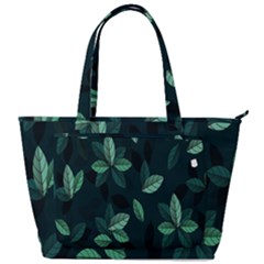 Leaves Pattern Back Pocket Shoulder Bag  by artworkshop