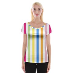 Stripes-g9dd87c8aa 1280 Cap Sleeve Top by Smaples