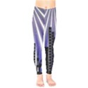 Superhero City Background Kids  Classic Winter Leggings View1