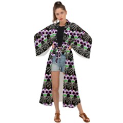 Skullspider Maxi Kimono by Sparkle