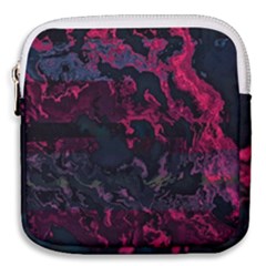 Granite Glitch Mini Square Pouch by MRNStudios