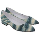 Mountains Alps Nature Clouds Sky Fresh Air Art Women s Block Heels  View3