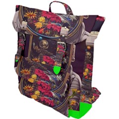 Astronaut Universe Planting Flowers Cosmos Jpg Buckle Up Backpack by Pakemis