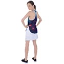 Haunted House Halloween Cemetery Moonlight Racer Back Mesh Tank Top View2
