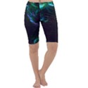 Space Cosmos Galaxy Stars Black Hole Universe Art Cropped Leggings  View1