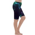 Space Cosmos Galaxy Stars Black Hole Universe Art Cropped Leggings  View3