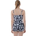 Graffiti Spray Can Characters Seamless Pattern Tie Front Two Piece Tankini View2