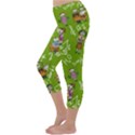 Seamless Pattern With Kids Capri Winter Leggings  View2