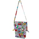 Graffit Characters Seamless Pattern Art Folding Shoulder Bag View1