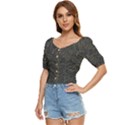 Damask-seamless-pattern Button up blouse View2