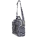 Black and white Crossbody Day Bag View1
