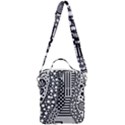 Black and white Crossbody Day Bag View3