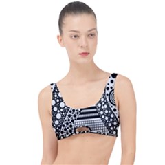 Black And White The Little Details Bikini Top by gasi