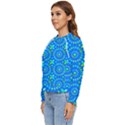 Kaleidoscope Blue Women s Long Sleeve Raglan Tee View2