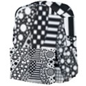 Black and white design Giant Full Print Backpack View4