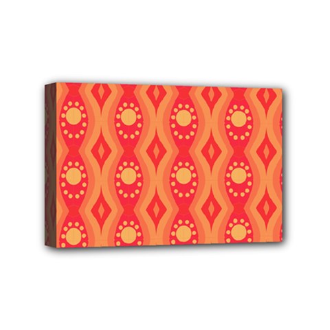 Background Pattern Texture Design Wallpaper Mini Canvas 6  X 4  (stretched) by Uceng