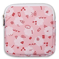 Background Graphic Beautiful Wallpaper Art Mini Square Pouch by Uceng