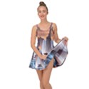 Water Waterfall Nature River Lake Planet Fantasy Inside Out Casual Dress View1