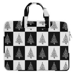 Christmas Tree Xmas Tree Macbook Pro 16  Double Pocket Laptop Bag  by Uceng