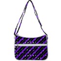 Christmas Paper Star Texture Zip Up Shoulder Bag View3