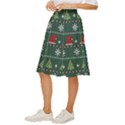 Beautiful Knitted Christmas Pattern Classic Short Skirt View2
