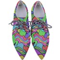 Colorful stylish design Pointed Oxford Shoes View1