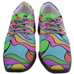 Colorful Stylish Design Women Heeled Oxford Shoes by gasi