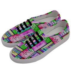 Colorful Pattern Men s Classic Low Top Sneakers by gasi