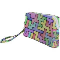 Colorful Stylish Design Wristlet Pouch Bag (small) by gasi