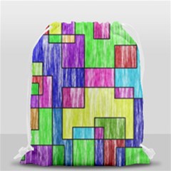 Colorful Stylish Design Drawstring Bag (small) by gasi