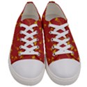 Background Pattern Texture Design Women s Low Top Canvas Sneakers View1