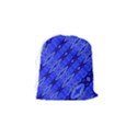 Abstract Tech Modern Pattern Drawstring Pouch (Small) View2