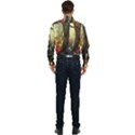 Abstract Texture Forest Trees Fruits Nature Leaves Men s Long Sleeve Pocket Shirt  View2