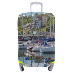 Piriapolis City Port, Maldonado, Uruguay Luggage Cover (medium) by dflcprintsclothing