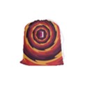 Illustration Door Abstract Concentric Pattern Drawstring Pouch (Medium) View1