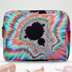 Fractal Abstract Background Make Up Pouch (large) by Ravend
