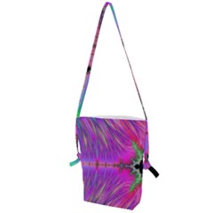Fractal Fractals Abstract Art Folding Shoulder Bag by Ravend