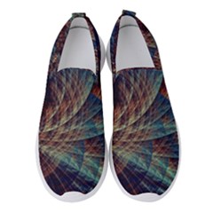 Fractal Abstract Art Women s Slip On Sneakers by Ravend