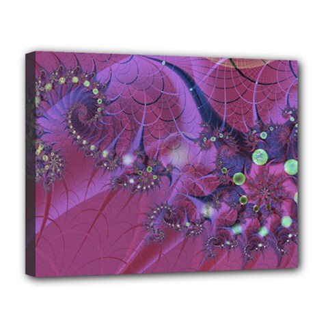 Fractal Math Abstract Abstract Art Canvas 14  X 11  (stretched) by Ravend