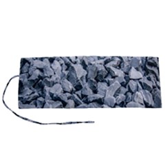 Rocks Stones Gray Gravel Rocky Material  Roll Up Canvas Pencil Holder (s) by artworkshop