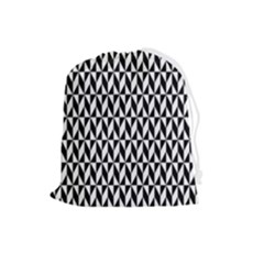 Seamless Abstract Geometric Pattern Background Drawstring Pouch (large) by artworkshop
