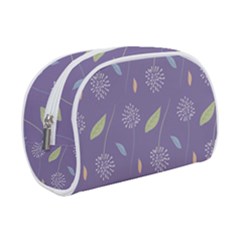 Seamless Pattern Floral Background Violet Background Make Up Case (small) by artworkshop