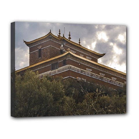 Buddhist Temple, Lavalleja, Uruguay Canvas 14  X 11  (stretched) by dflcprintsclothing