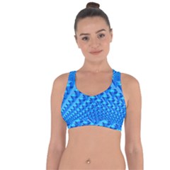 Diamond Pattern Cross String Back Sports Bra by Sparkle