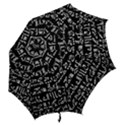 Sanscrit Pattern Design Hook Handle Umbrellas (Large) View2