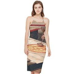 Let`s Make Pizza Bodycon Cross Back Summer Dress by ConteMonfrey